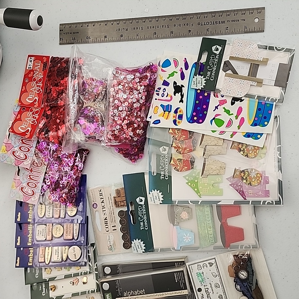 Assorted Embellishments Card Making & Crafts - Picture 2 of 13